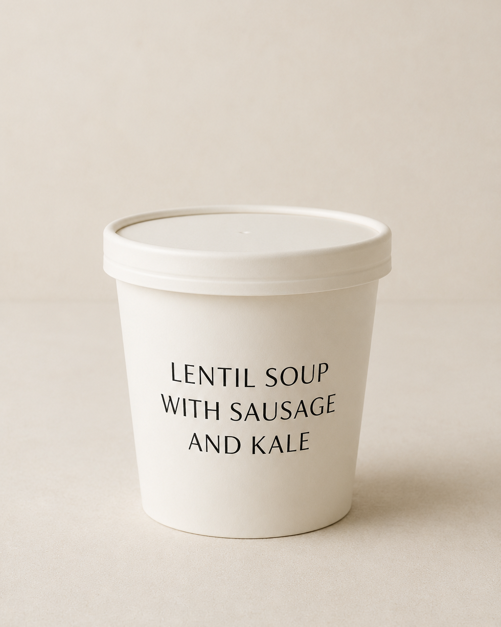 Lentil Soup with Pork Sausage & Kale