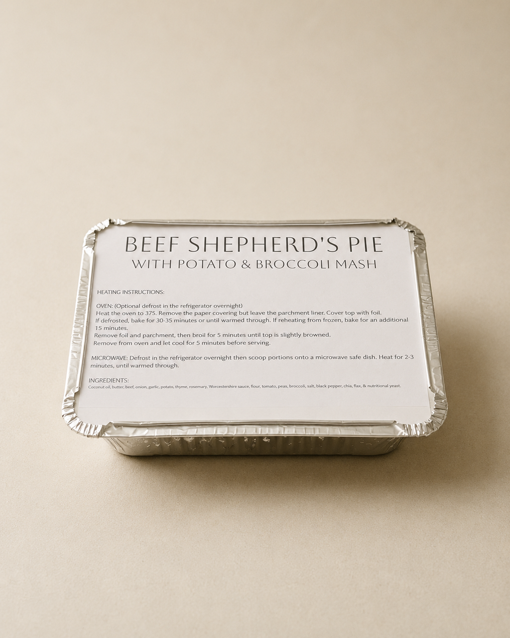 Beef Shepherd's Pie (Serves 2)